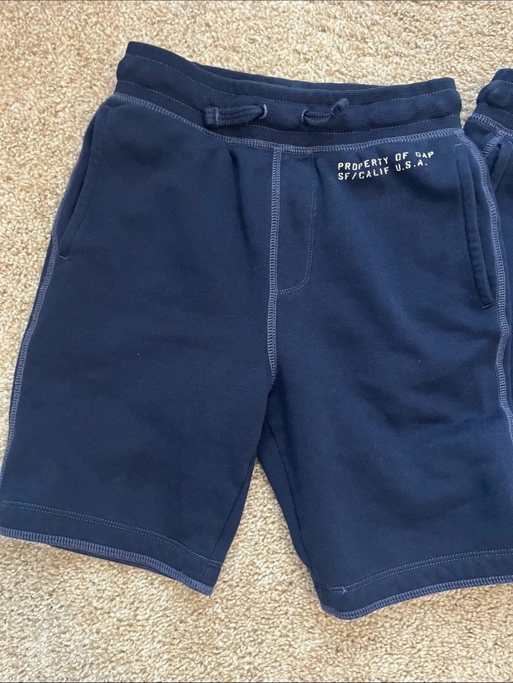 GAP 2 Pair Boys Navy Sweat Shorts